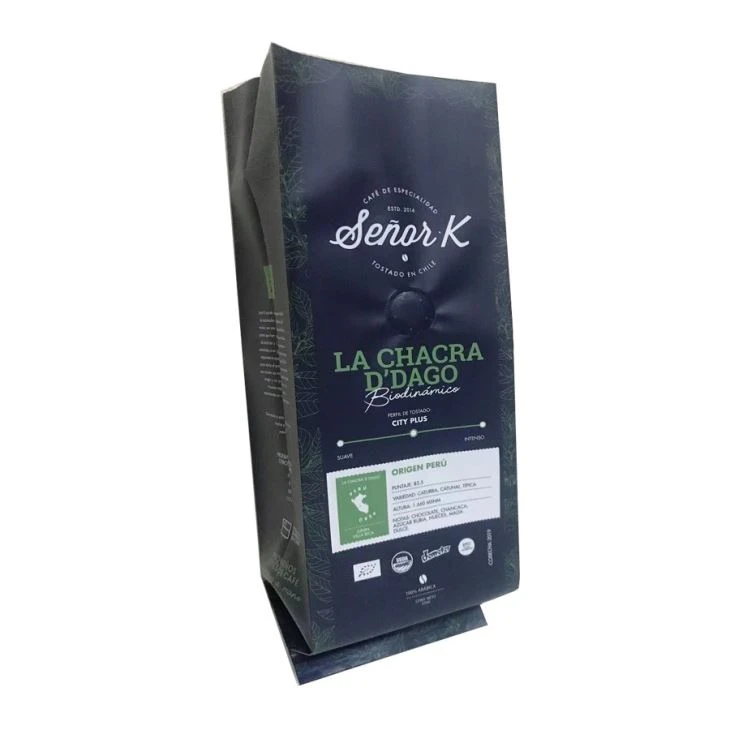 Side Gusset Coffee Bean Bags With Valve